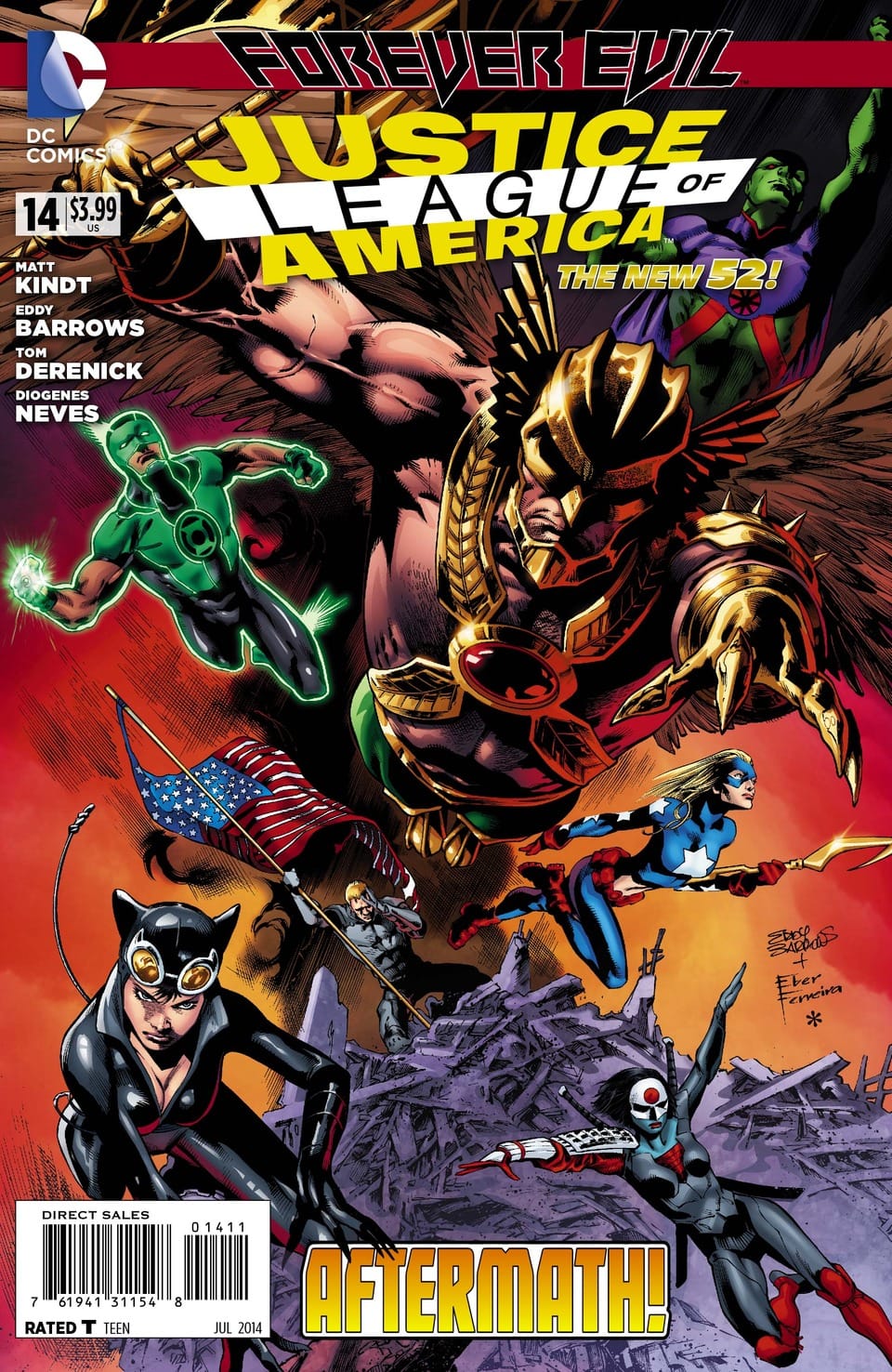 DC Comics COMIC BOOK Justice League of America #14 - CVR A (VF)