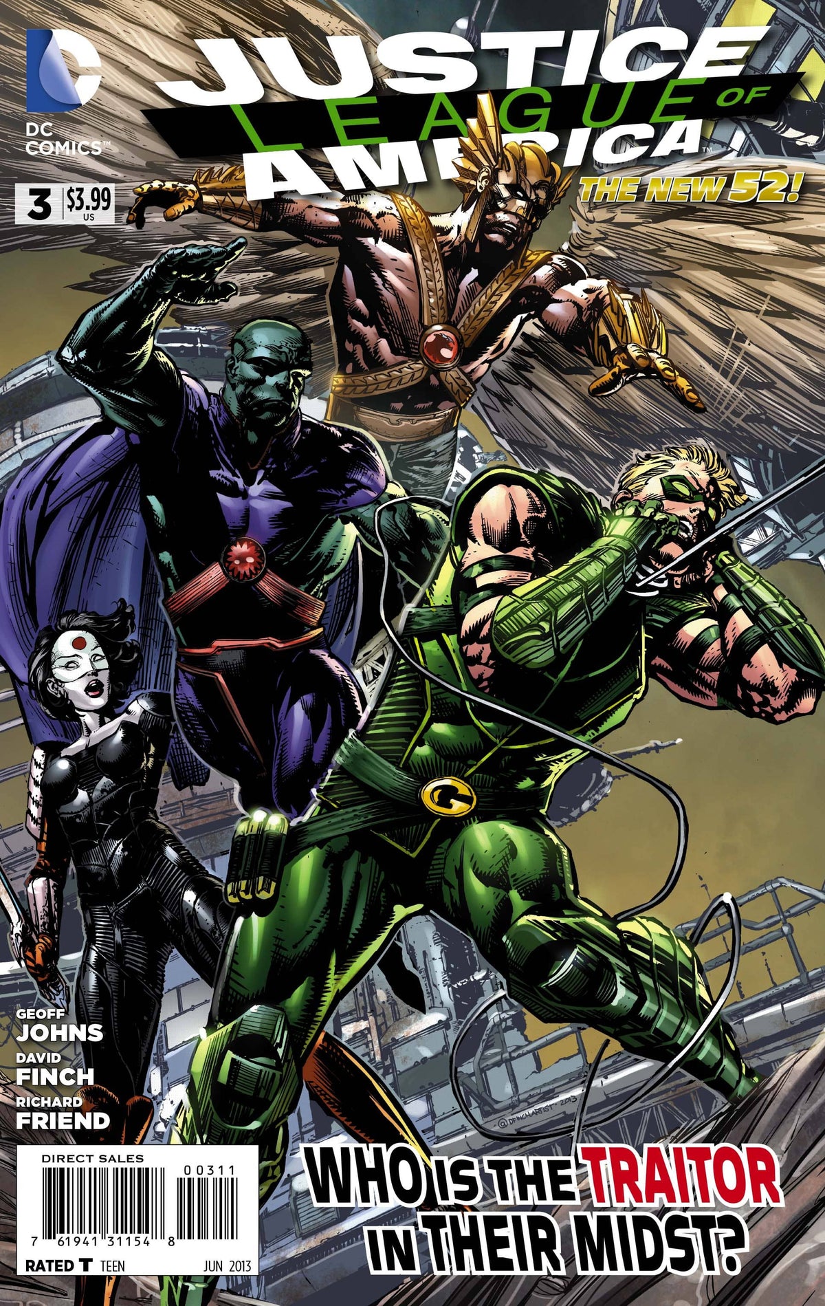 DC Comics COMIC BOOK Justice League of America #3 - CVR A (VF)