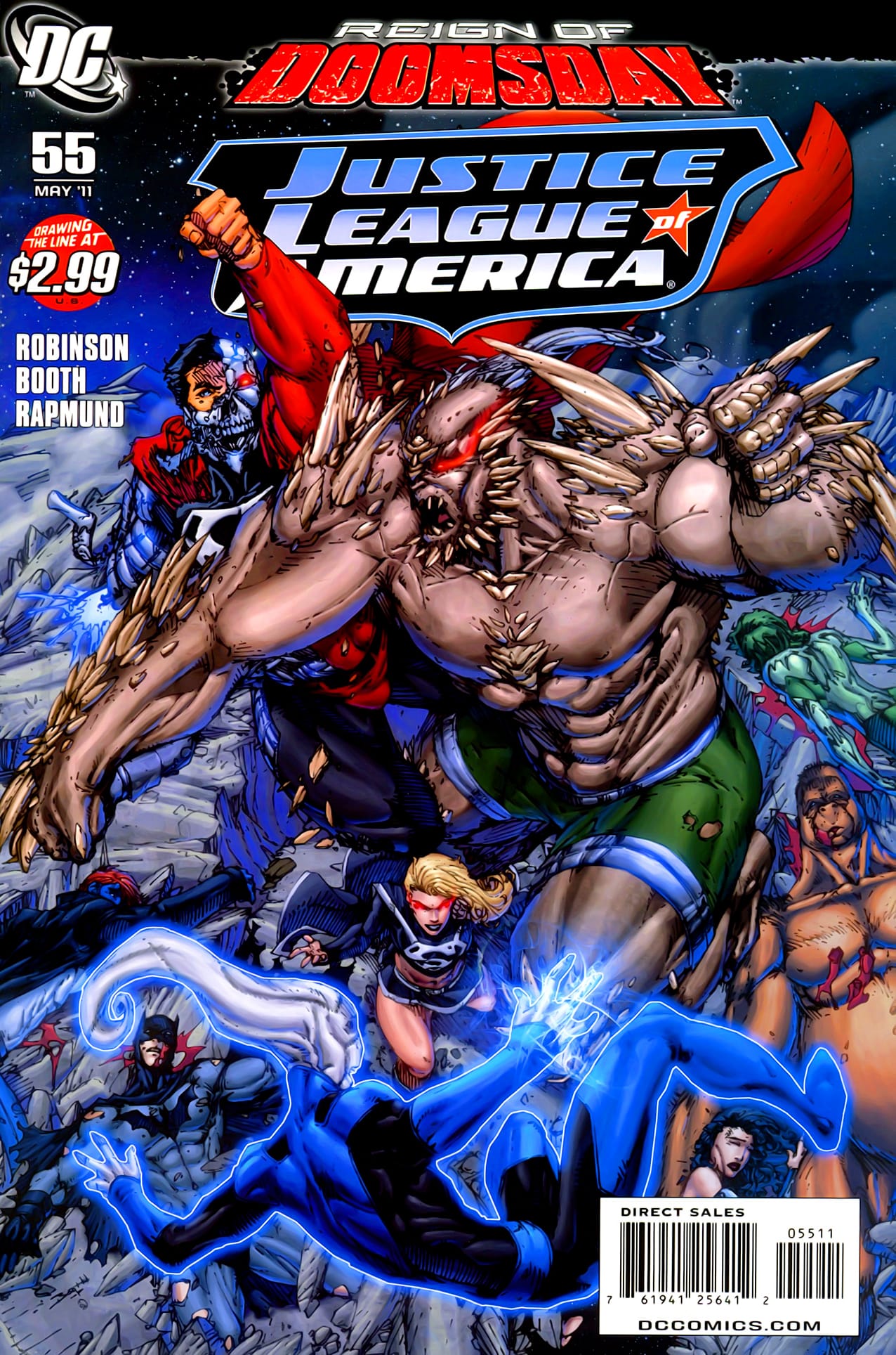 DC Comics COMIC BOOK Justice League of America #55 (VF/NM)