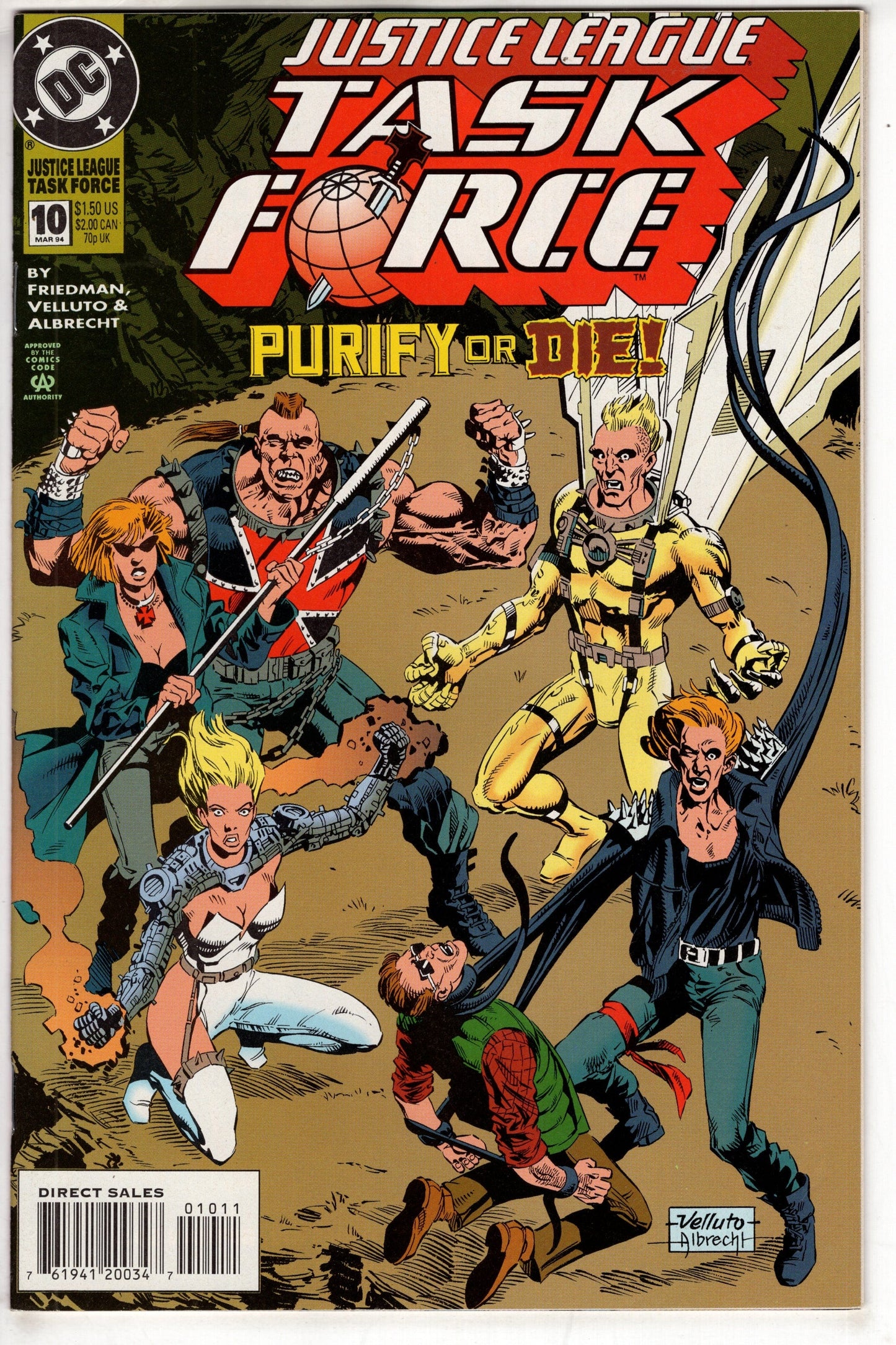 DC COMICS COMIC BOOK Justice League Task Force (1993 series) #10