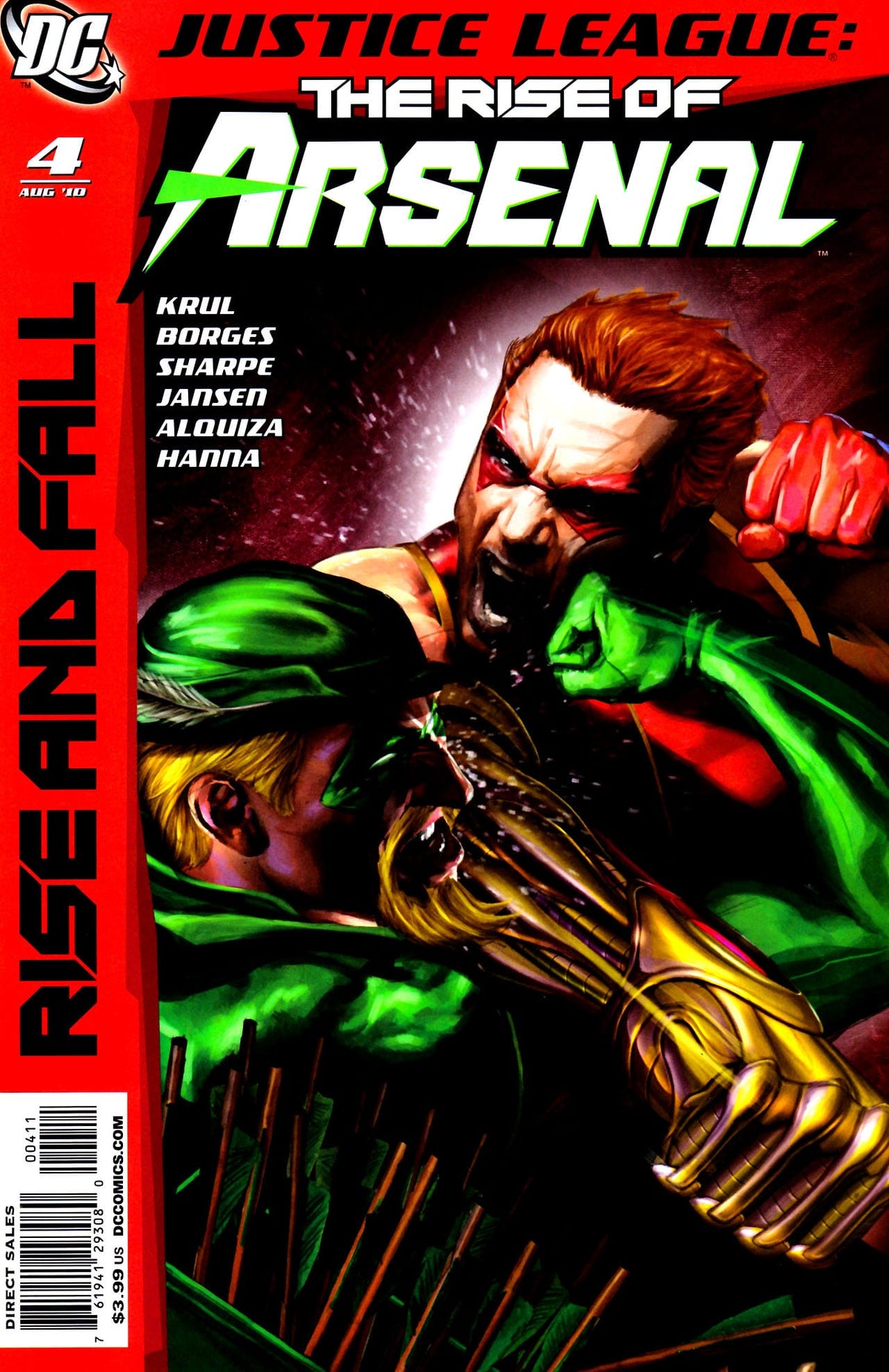 DC Comics COMIC BOOK Justice League: The Rise of Arsenal #4 CVR A DC Comics 2010 VF
