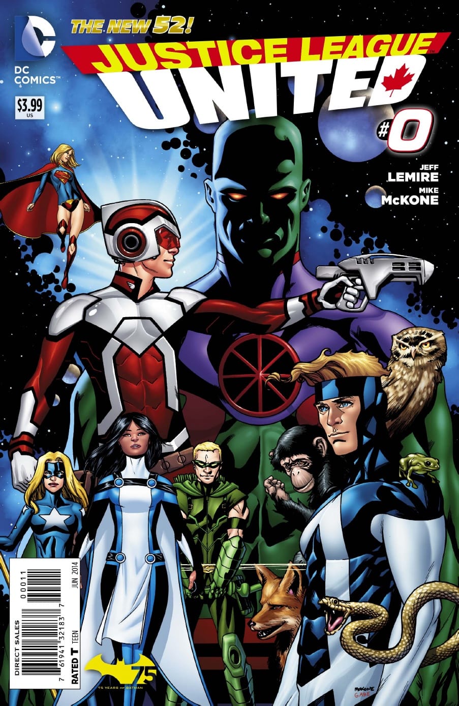 DC Comics COMIC BOOK Justice League United #0 - CVR A (VF)