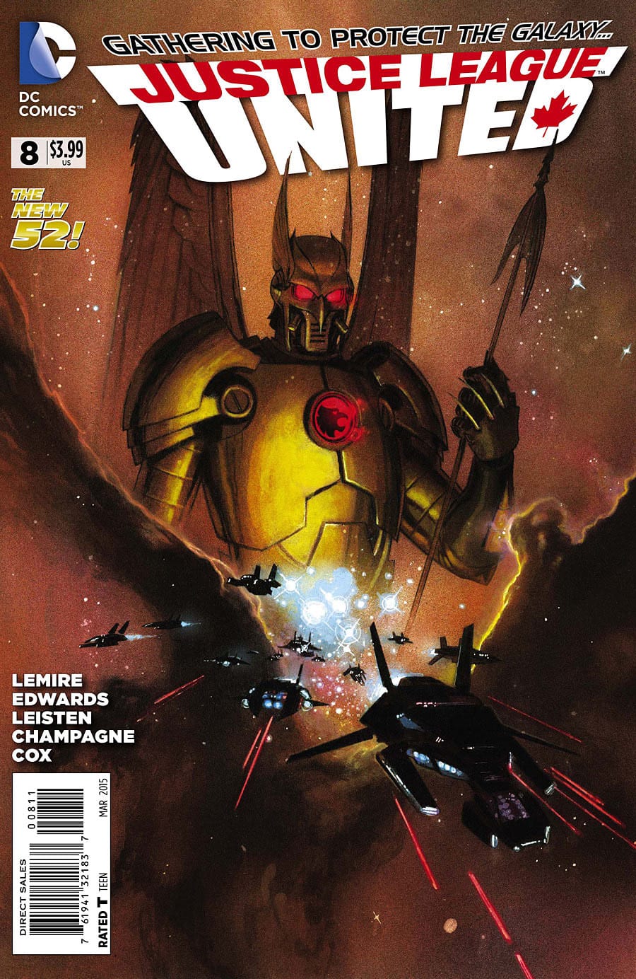 DC Comics COMIC BOOK Justice League United #8 - CVR A (VF)