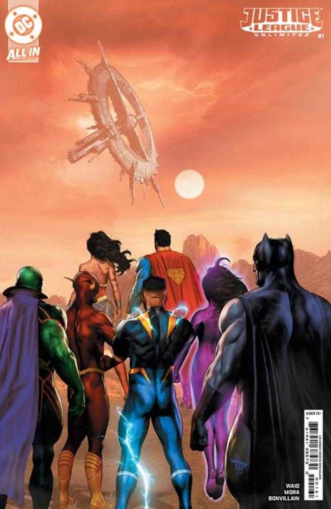 DC Comics COMIC BOOK Justice League Unlimited #1 Cover I 1 in 25 Dave Wilkins Card Stock Variant