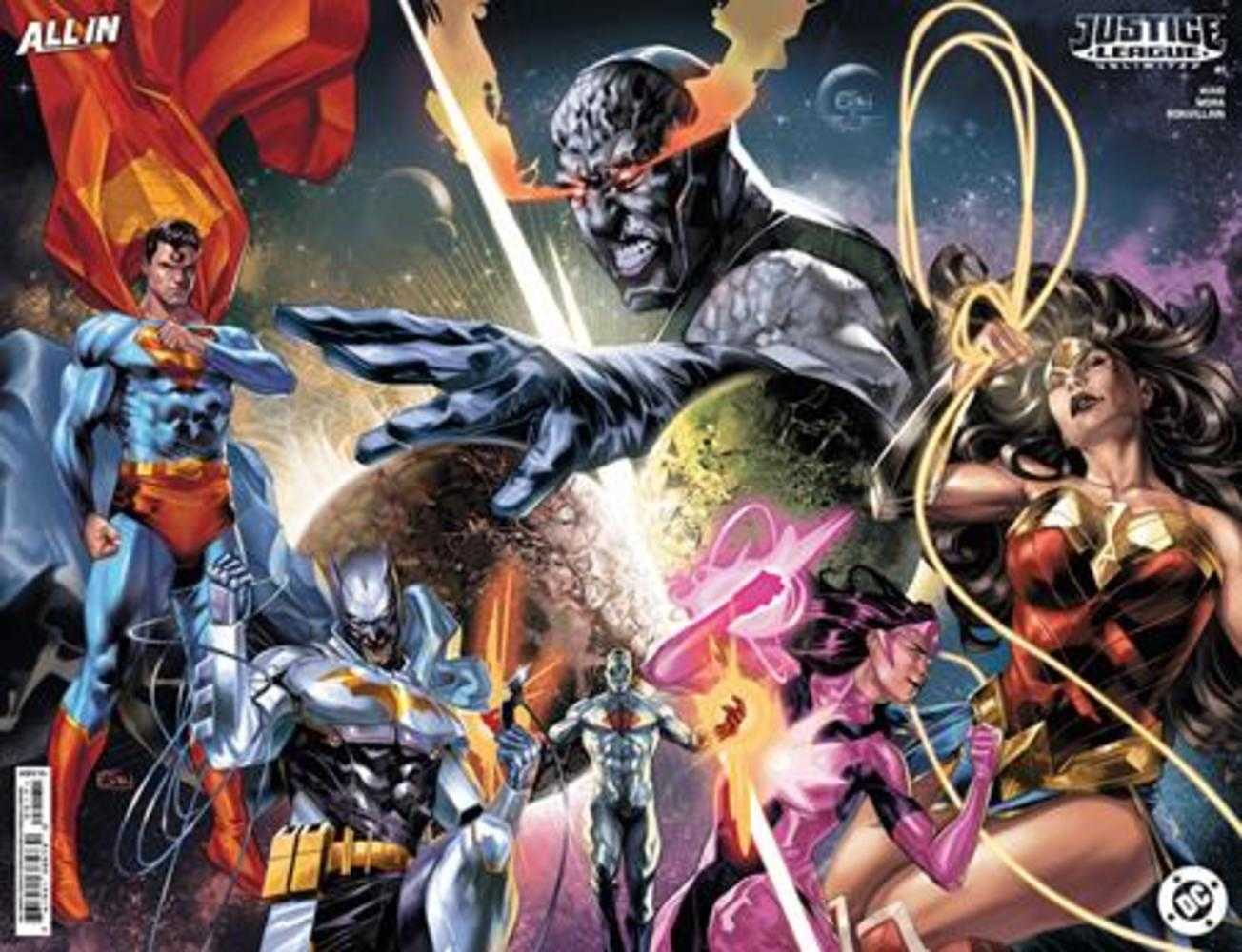 DC Comics COMIC BOOK Justice League Unlimited #1 Cover J 1 in 50 Edwin Galmon Wraparound Card Stock Variant