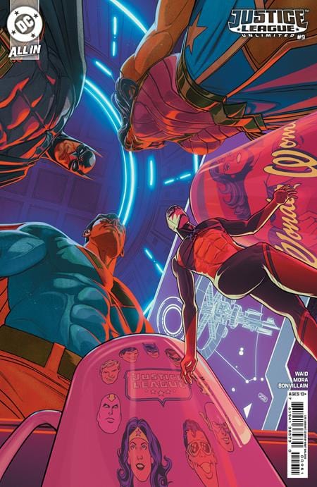 DC Comics COMIC BOOK JUSTICE LEAGUE UNLIMITED #9 CVR G INC 1:25 NIMIT MALAVIA CARD STOCK VAR (WE ARE YESTERDAY)