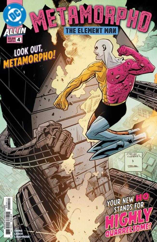 DC Comics COMIC BOOK Metamorpho The Element Man #4 Cover A Steve Lieber