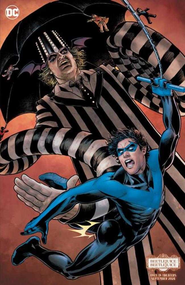 DC Comics COMIC BOOK Nightwing #117 Cover G Nicola Scott Beetlejuice Card Stock Variant