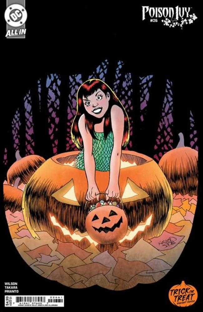 DC Comics COMIC BOOK Poison Ivy #26 Cover D Kelley Jones Trick Or Treat Card Stock Variant
