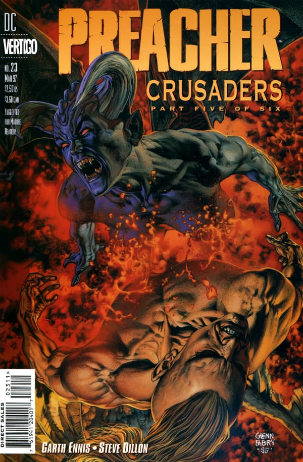 DC Comics COMIC BOOK Preacher #23 - CVR A (VF)