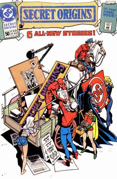 DC Comics COMIC BOOK Secret Origins #50 (VF)