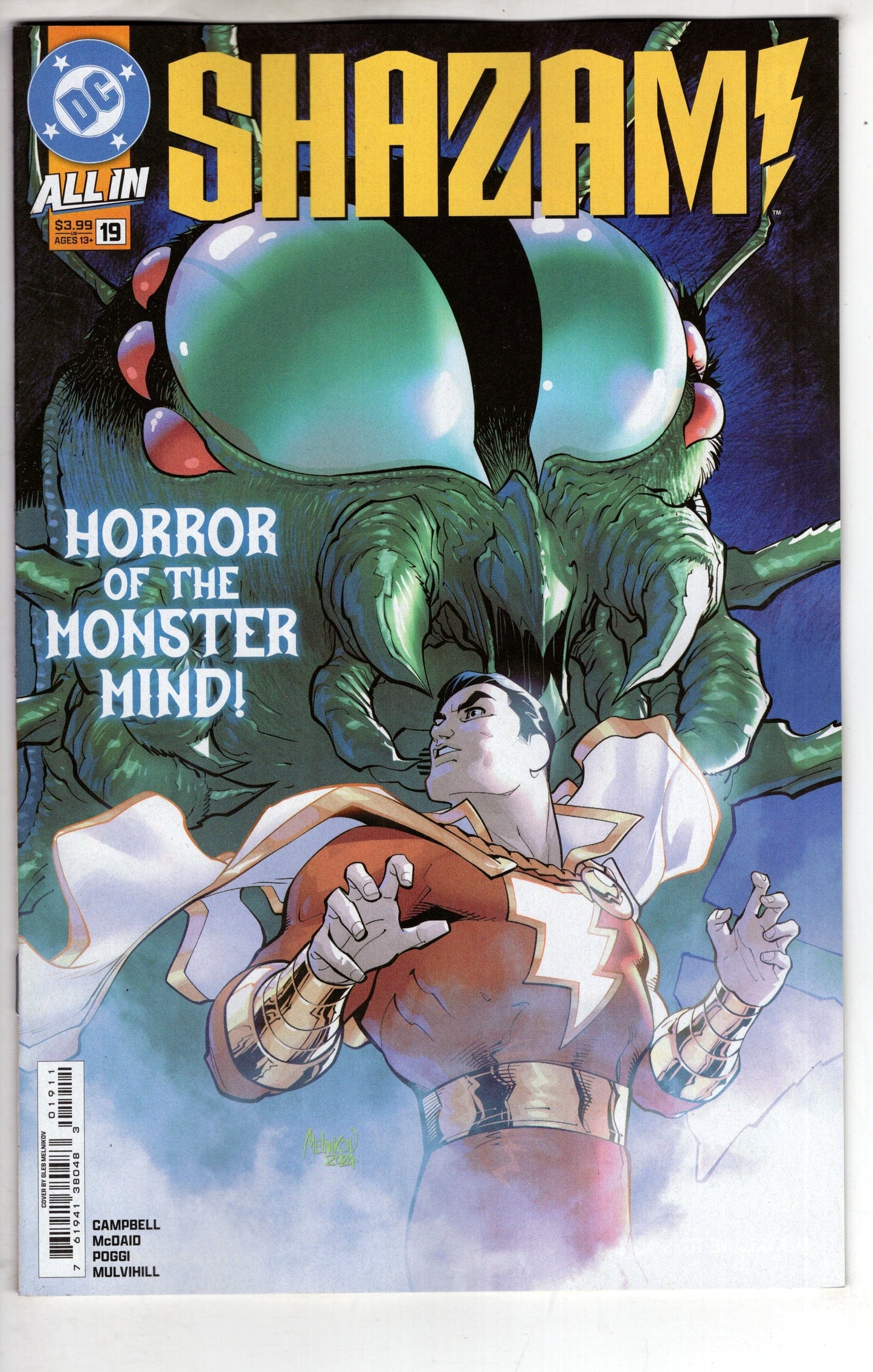 DC Comics COMIC BOOK Shazam #19 Cover A Gleb Melnikov