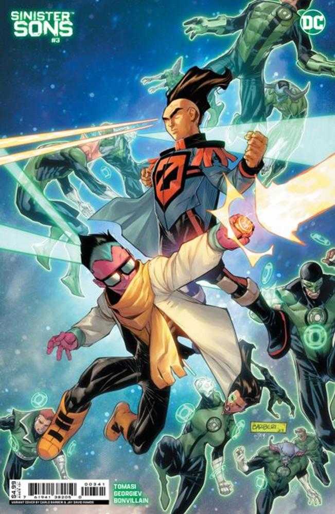 DC Comics COMIC BOOK Sinister Sons #3 (Of 6) Cover B Carlo Barberi Card Stock Variant