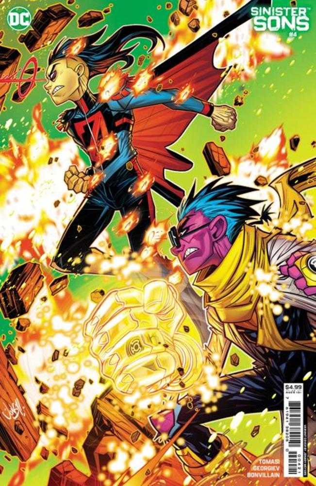 DC Comics COMIC BOOK Sinister Sons #4 (Of 6) Cover B Jonboy Meyers Card Stock Variant