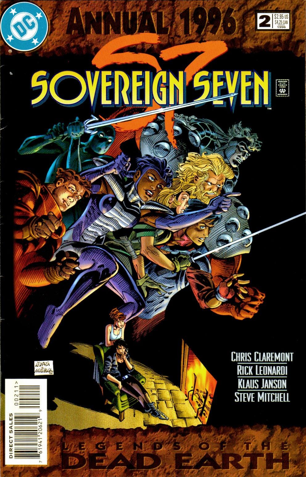 DC Comics COMIC BOOK Sovereign Seven Annual #2 - CVR A (VF)