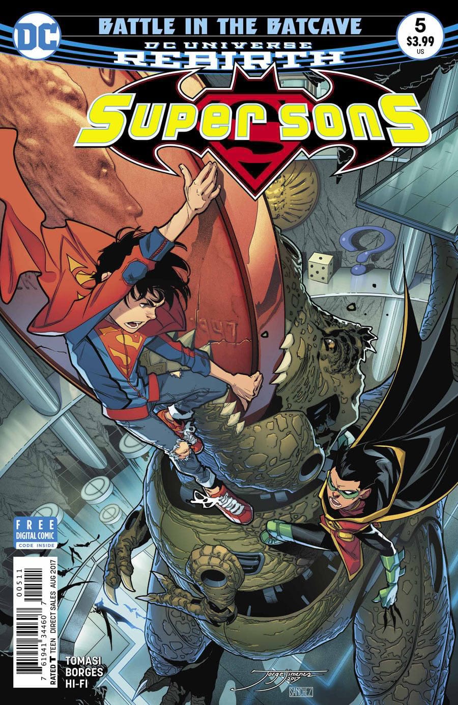 DC Comics COMIC BOOK Super Sons #5 (VF/NM)