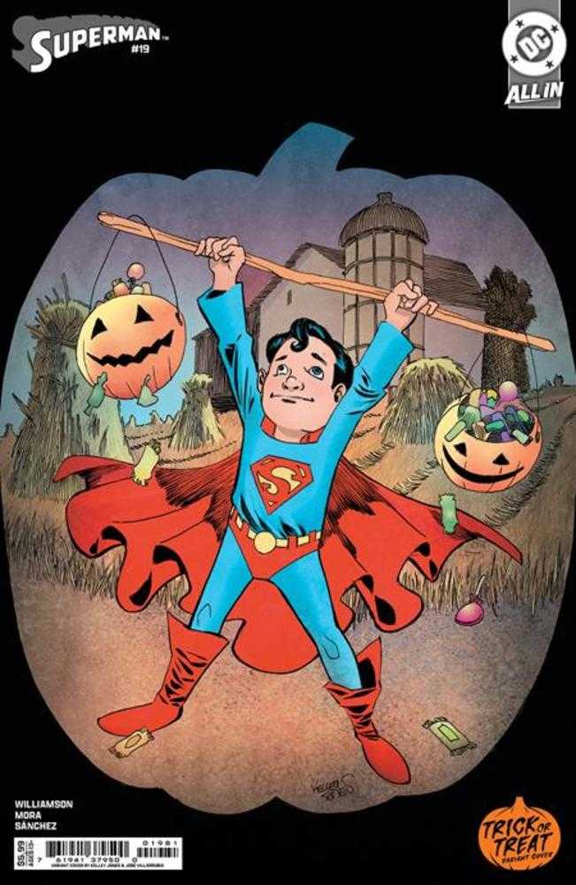DC Comics COMIC BOOK Superman #19 Cover E Kelley Jones Trick Or Treat Card Stock Variant