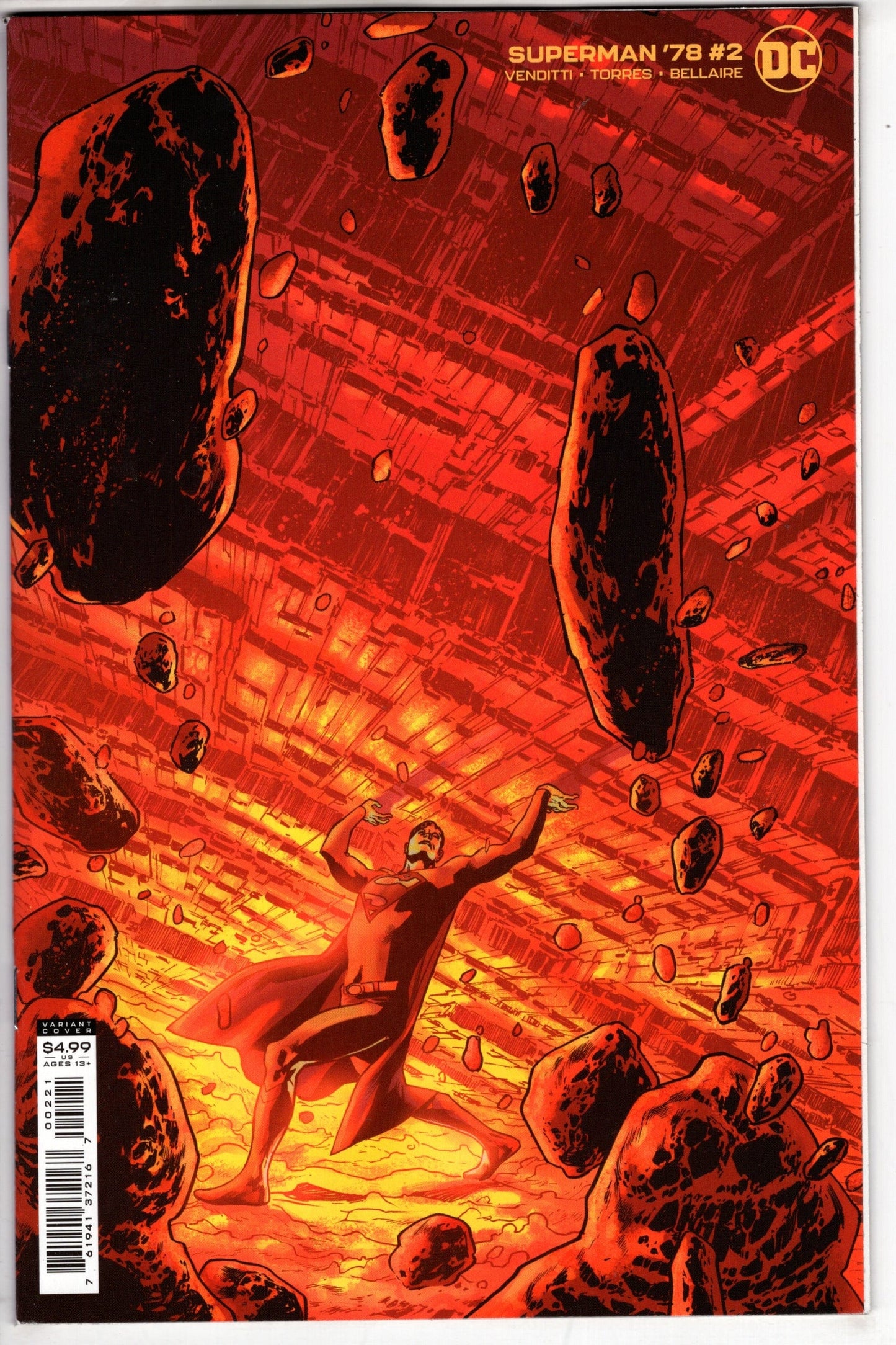 DC Comics COMIC BOOK Superman 78 #2 (Of 6) Cover B Bryan Hitch Card Stock Variant