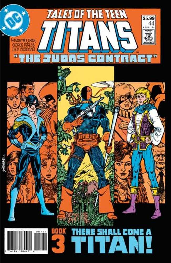 DC Comics COMIC BOOK Tales Of The Teen Titans #44 Facsimile Edition Cover B George Perez Foil Variant