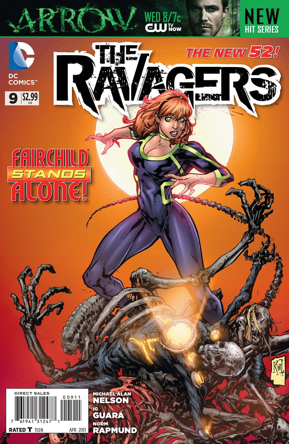 DC Comics COMIC BOOK The Ravagers #9 (VF/NM)