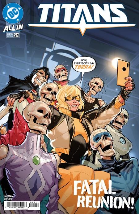 DC Comics COMIC BOOK TITANS #24 CVR A PETE WOODS