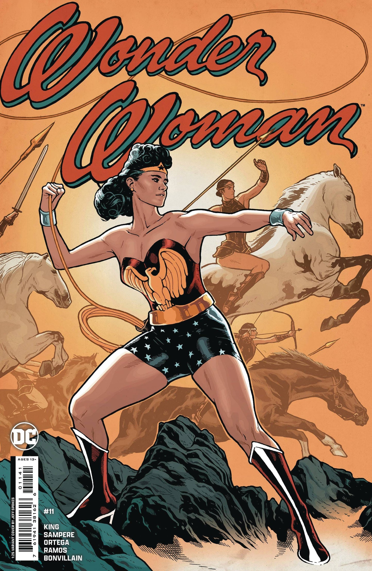DC COMICS COMIC BOOK WONDER WOMAN #11 CVR E INC 1:25 JEFF SPOKES CSV AP