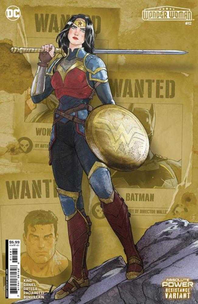 DC Comics COMIC BOOK Wonder Woman #12 Cover E Mikel Janin Resistance Card Stock Variant (Absolute Power)