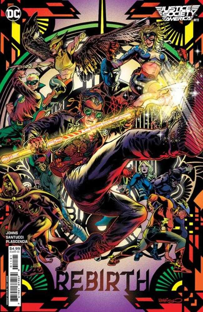 DC Comics COMIC BOOKS Justice Society Of America #11 (Of 12) Cover B Tony Harris Card Stock Variant (Res)