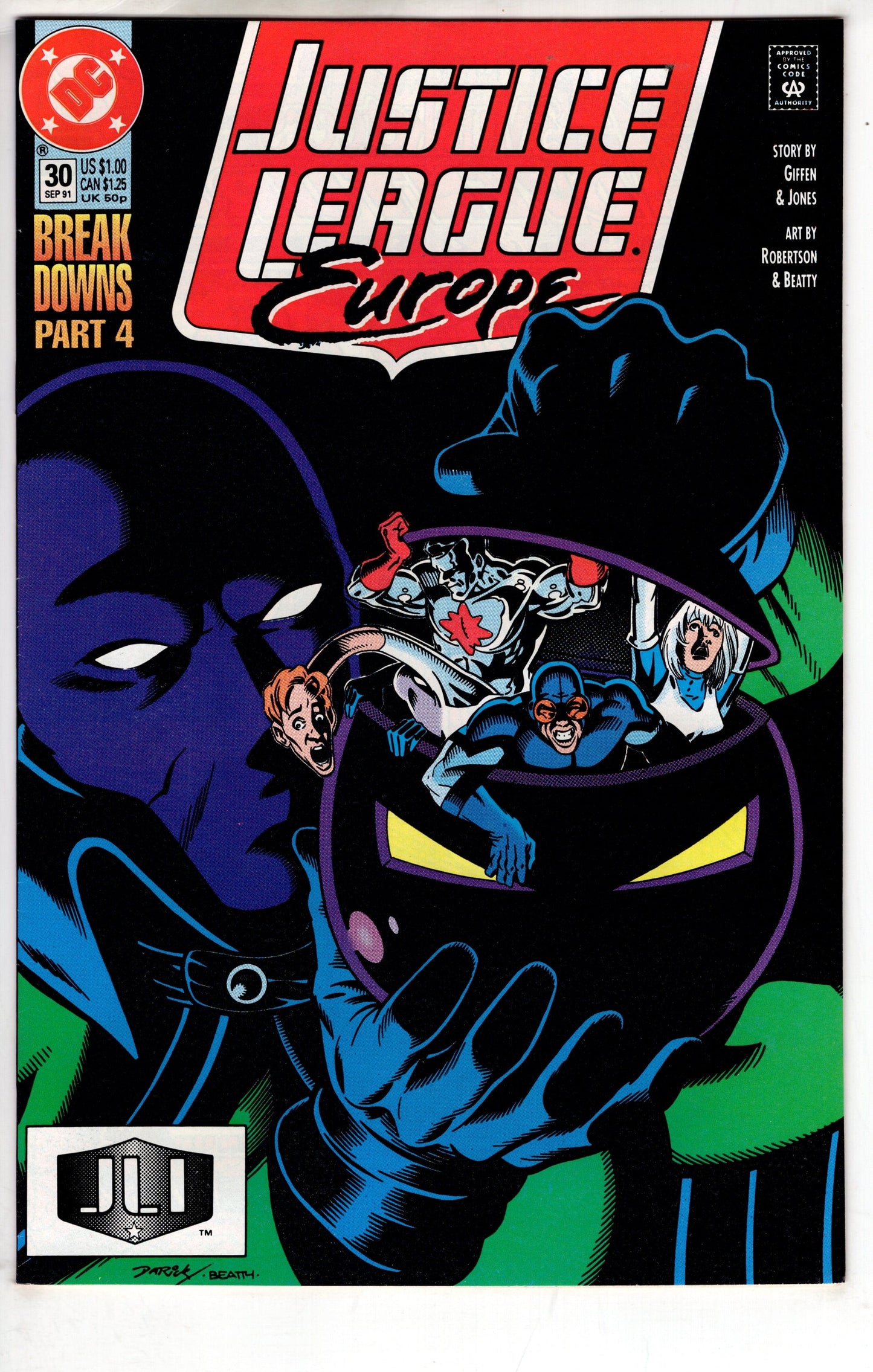 DC COMICS Comics Justice League Europe #30