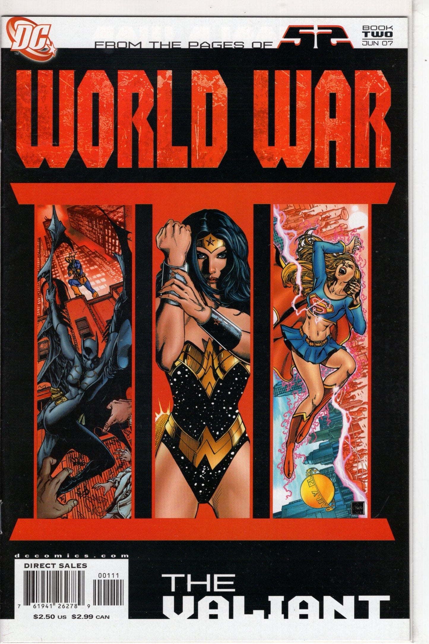 DC COMICS Comics WORLD WAR III PART TWO THE VALIANT