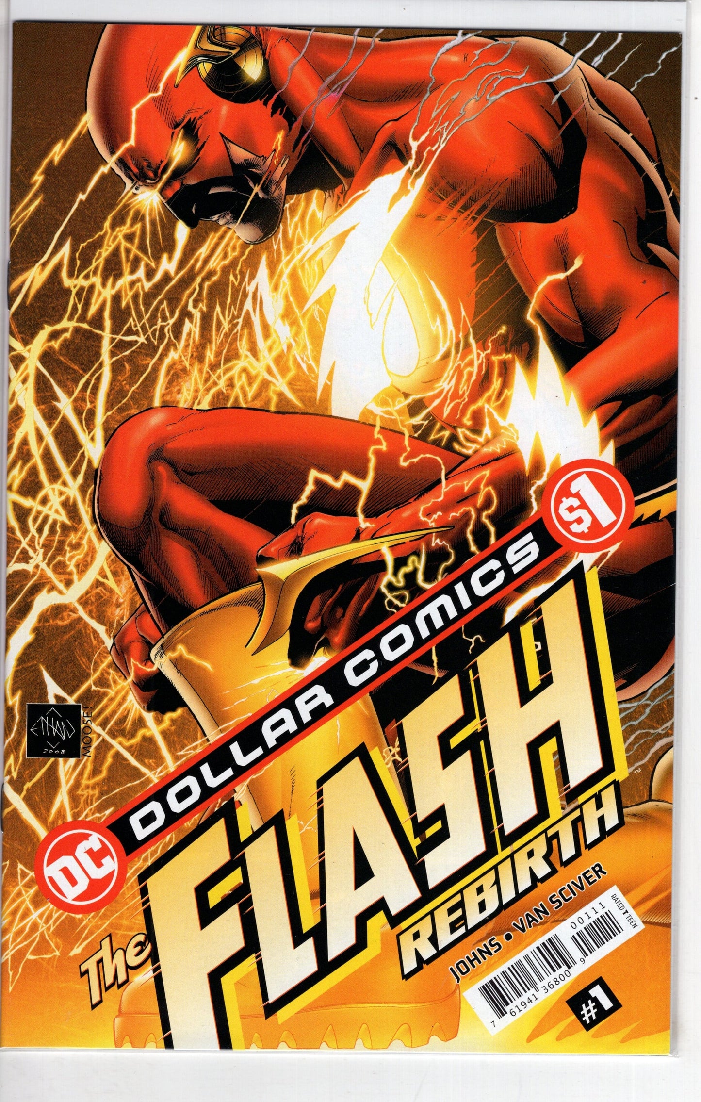 DC COMICS DC COMICS DOLLAR COMICS FLASH REBIRTH #1