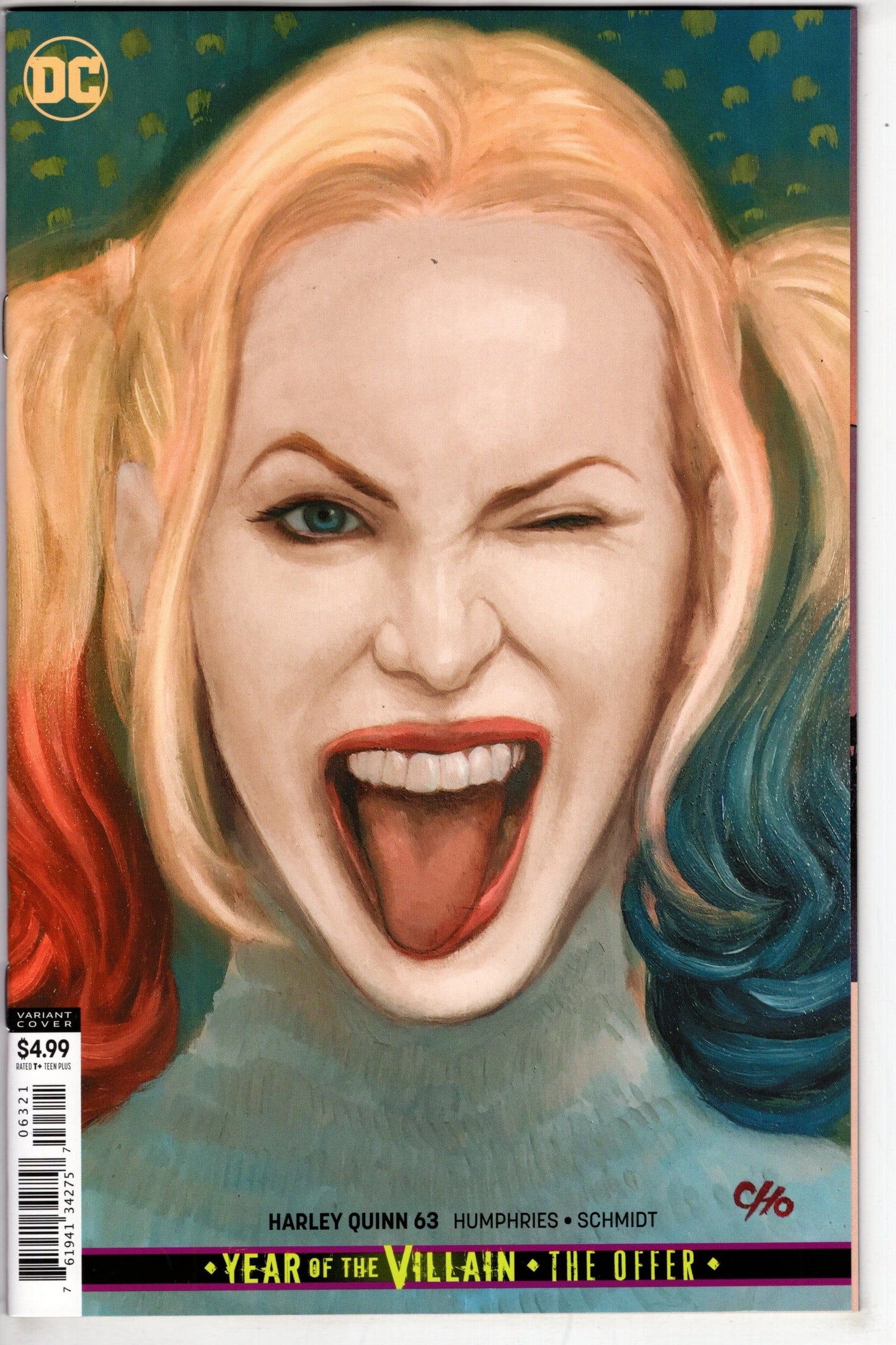 DC COMICS DC COMICS HARLEY QUINN #63 CARD STOCK VAR ED YOTV THE OFFER