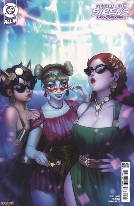 DC Comics GOTHAM CITY SIRENS UNFIT FOR ORBIT #2 (OF 5) CVR B NOOBOVICH CARD STOCK VAR