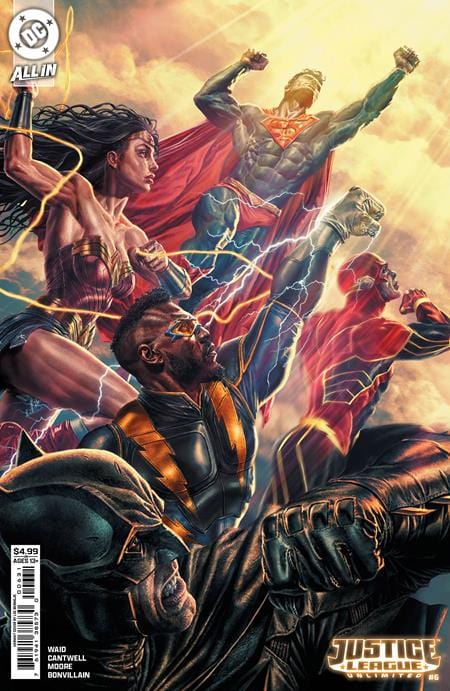 DC COMICS JUSTICE LEAGUE UNLIMITED #6 CVR B LEE BERMEJO CARD STOCK VAR (WE ARE YESTERDAY)