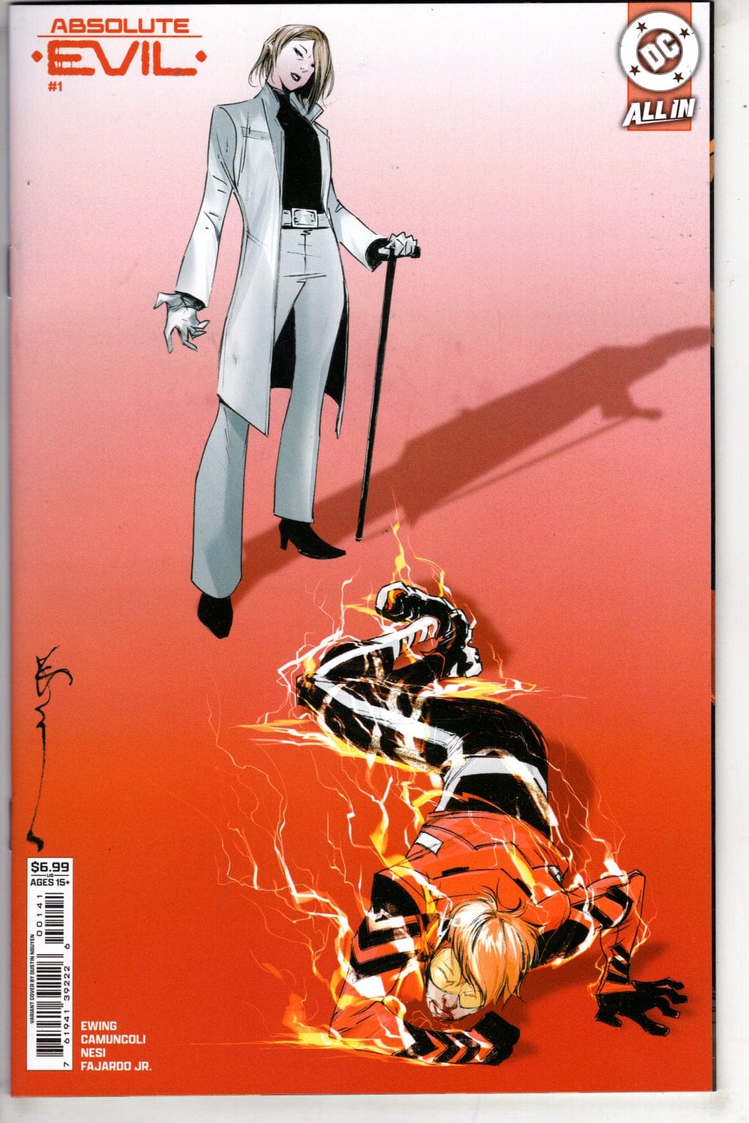 DC Comics NEW THIS WEEK ABSOLUTE EVIL #1 (ONE SHOT) CVR D DUSTIN NGUYEN CARD STOCK VAR