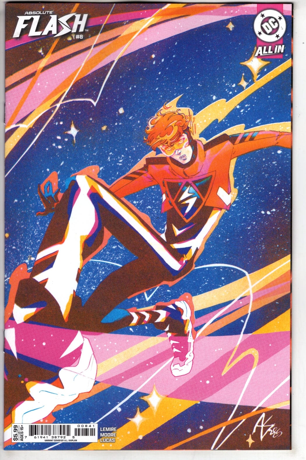DC Comics NEW THIS WEEK ABSOLUTE FLASH #8 CVR D AL KAPLAN CARD STOCK VAR