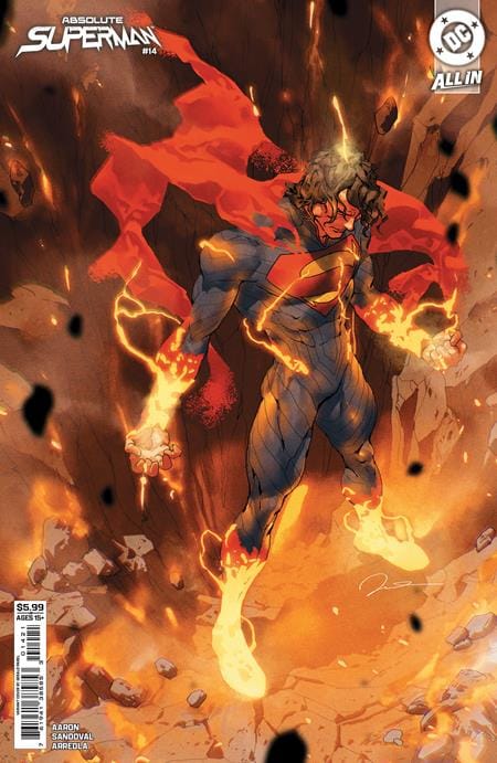 DC Comics NEW THIS WEEK ABSOLUTE SUPERMAN #14 CVR B GERALD PAREL CARD STOCK VAR