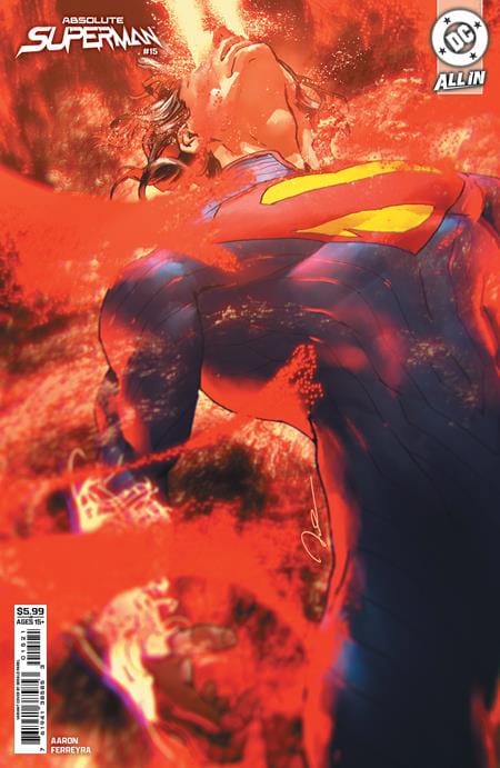 DC Comics NEW THIS WEEK ABSOLUTE SUPERMAN #15 CVR B GERALD PAREL CARD STOCK VAR (VF/NM)