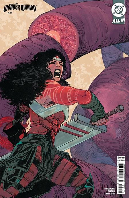 DC Comics NEW THIS WEEK ABSOLUTE WONDER WOMAN #21 CVR D GIUSEPPE CAMUNCOLI CARD STOCK VAR (VF/NM)