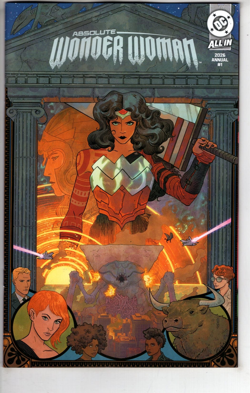 DC Comics NEW THIS WEEK ABSOLUTE WONDER WOMAN ANNUAL 2026 #1 (ONE SHOT) CVR B HAYDEN SHERMAN CARD STOCK VAR (VF/NM)