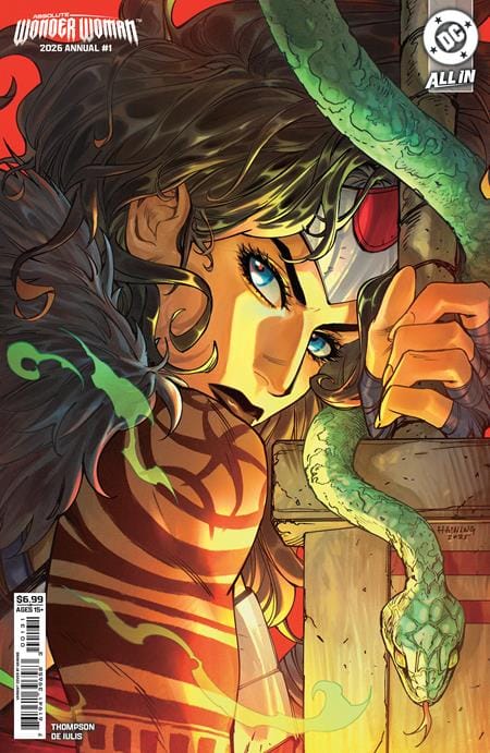 DC Comics NEW THIS WEEK ABSOLUTE WONDER WOMAN ANNUAL 2026 #1 (ONE SHOT) CVR C HAINING CARD STOCK VAR (VF/NM)
