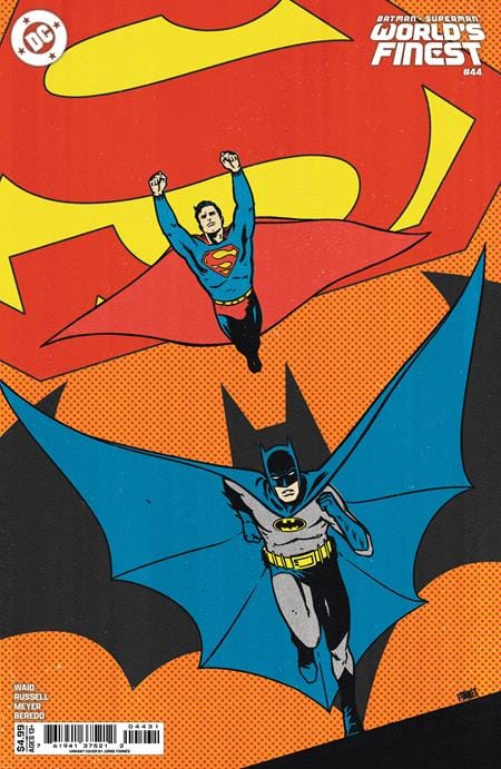 DC Comics NEW THIS WEEK BATMAN SUPERMAN WORLDS FINEST #44 CVR B JORGE FORNES CARD STOCK VAR