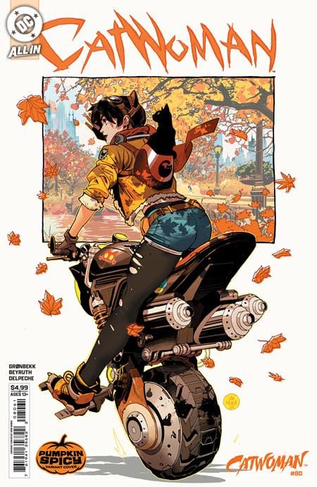DC Comics NEW THIS WEEK CATWOMAN #80 CVR E DAN MORA PUMPKIN SPICY CARD STOCK VAR