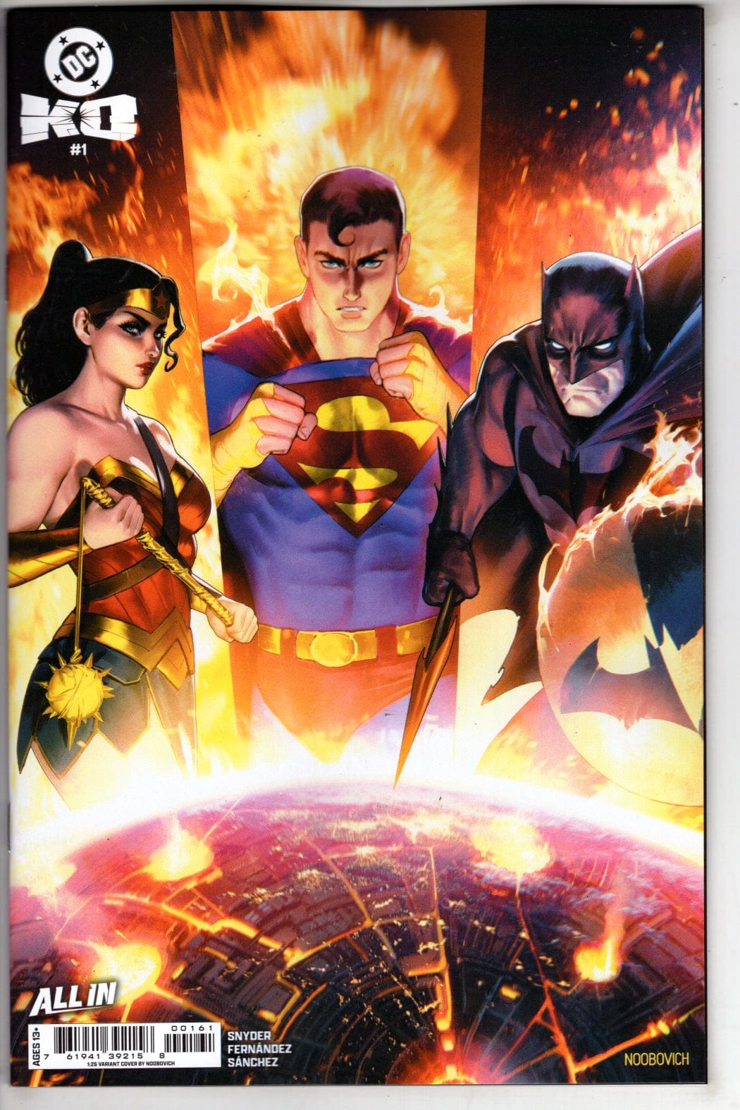 DC Comics NEW THIS WEEK DC K.O. #1 (OF 5) CVR M INC 1:25 NOOBOVICH CARD STOCK VAR
