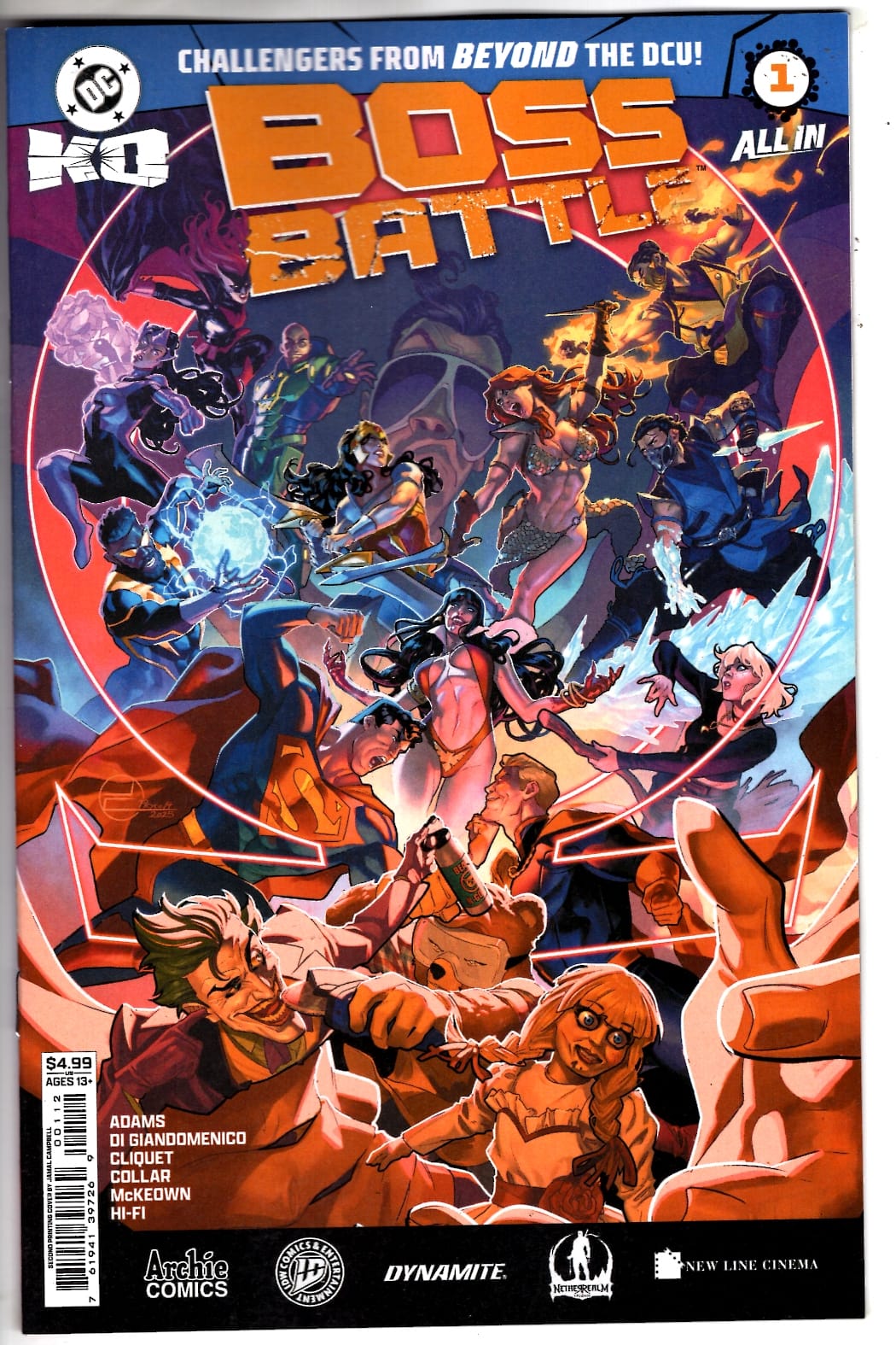 DC Comics NEW THIS WEEK DC K.O. BOSS BATTLE #1 (ONE SHOT) Second Printing Cvr A Jamal Campbell (VF/NM)