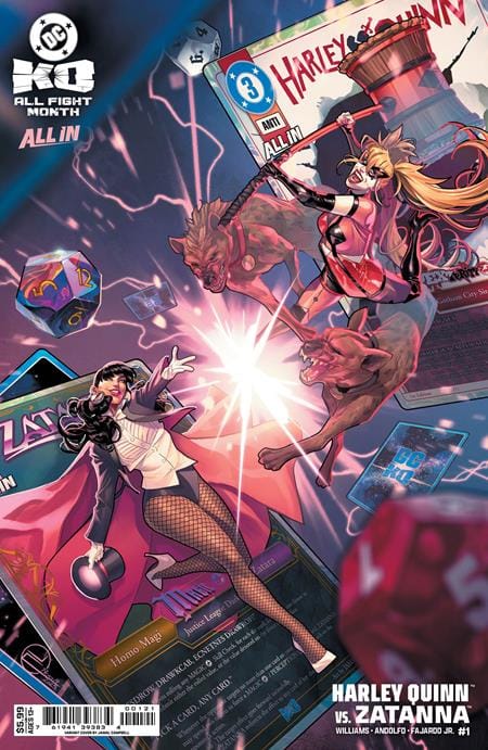 DC Comics NEW THIS WEEK DC K.O. HARLEY QUINN VS ZATANNA #1 (ONE SHOT) CVR C JAMAL CAMPBELL CARD STOCK VAR