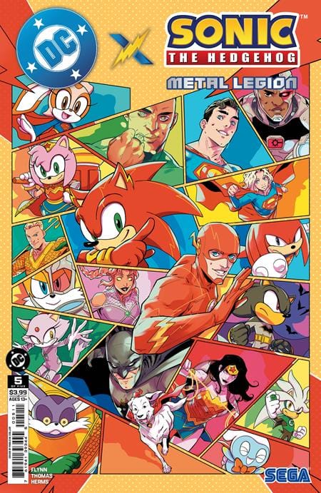 DC Comics NEW THIS WEEK DC X SONIC THE HEDGEHOG METAL LEGION #5 (OF 5) CVR A PABLO M COLLAR (VF/NM)