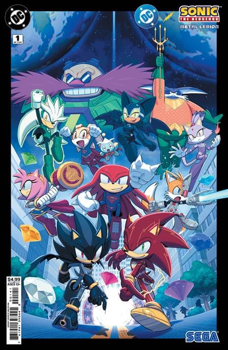DC Comics NEW THIS WEEK DC X SONIC THE HEDGEHOG THE METAL LEGION #1 (OF 5) CVR D MIN HO KIM CARD STOCK VAR (VF/NM)