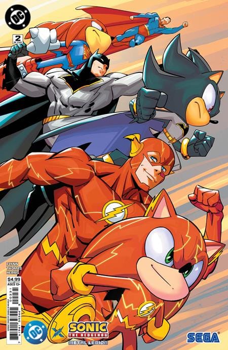 DC Comics NEW THIS WEEK DC X SONIC THE HEDGEHOG THE METAL LEGION #2 (OF 5) CVR C (VF/NM)