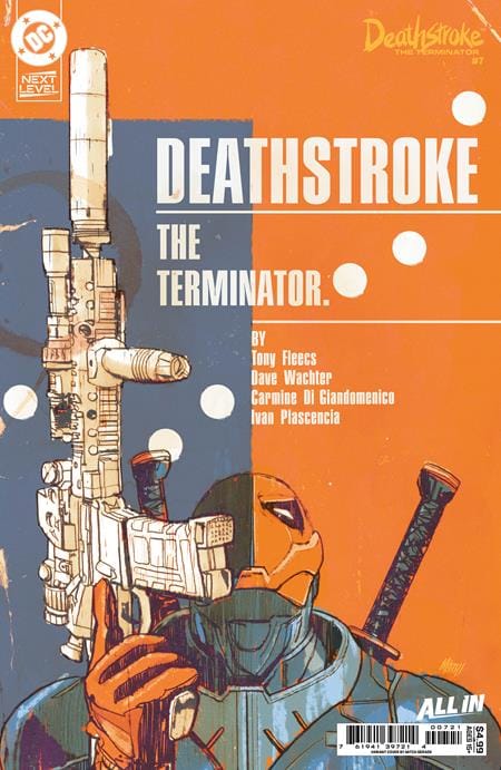 DC Comics NEW THIS WEEK DEATHSTROKE THE TERMINATOR #7 CVR B MITCH GERADS CARD STOCK VAR (VF/NM)